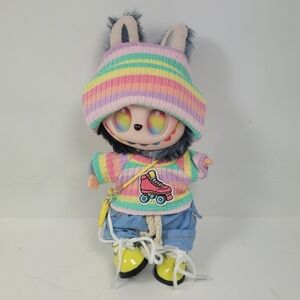 Colorful Stripe Roller Skate  Outfit No Doll